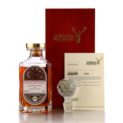 Glenlivet 1966 Gordon and MacPhail 48 Year Old 'Book of Kells' Decanter