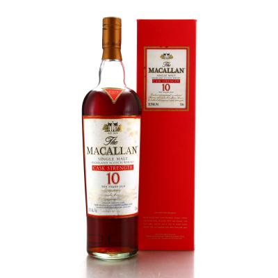 Macallan 10 Year Old Cask Strength mid-2000s 1 Litre / 58.2%