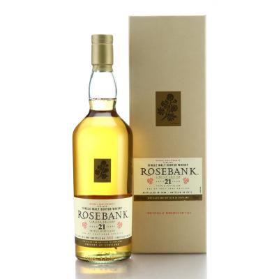 Rosebank 1990 Cask Strength 21 Year Old 75cl / US Import