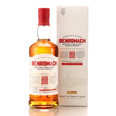 Benromach 2012 Cask Strength Batch #1