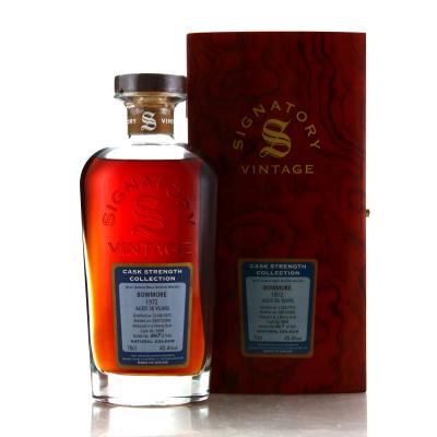 Bowmore 1972 Signatory Vintage 36 Year Old Cask Strength