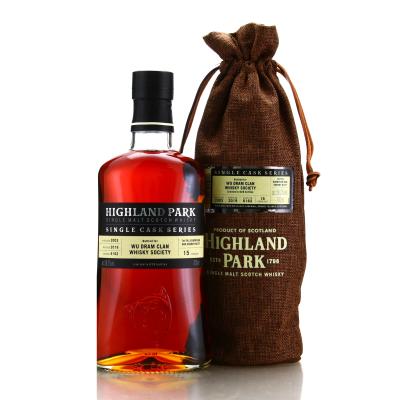 Highland Park 2003 Single Sherry Cask 15 Year Old #6162 / Wu Dram Clan Whisky Society