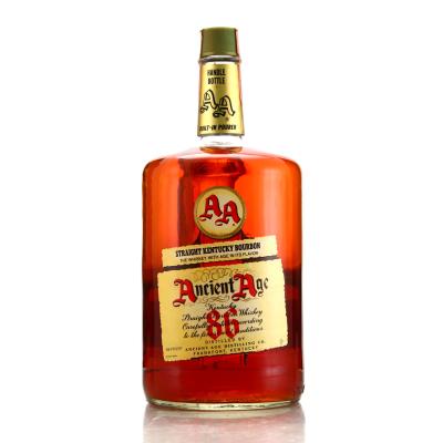 Ancient Age 86 Proof Kentucky Straight Bourbon 1.75 Litre 1980s