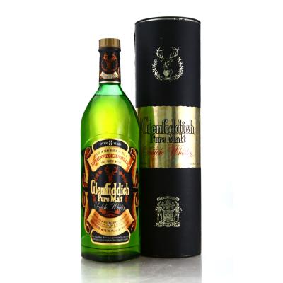 Glenfiddich 8 Year Old Pure Malt 1 Litre 1980s