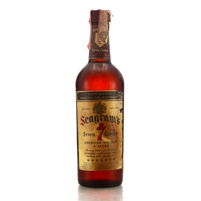 Seagram's Seven Crown American Whiskey 1960s