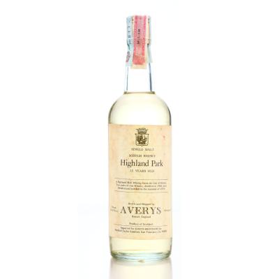 Highland Park 1966 Averys for Corti Brothers 12 Year Old / US Import