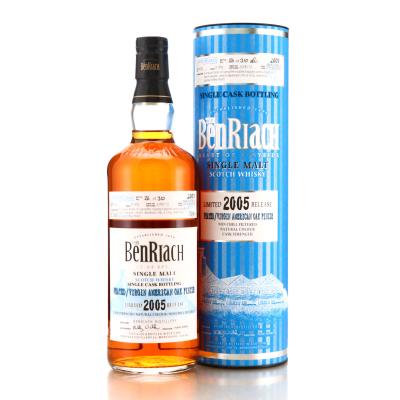 Benriach 2005 Single Cask 8 Year Old Peated #3782 / Virgin Oak Finish