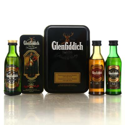 Glenfiddich Miniatures x 3