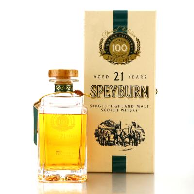 Speyburn 21 Year Old Centenary Decanter 1997