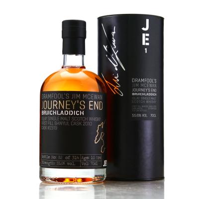 Bruichladdich 2010 Dramfool Jim McEwan 10 Year Old Journey's End JE1