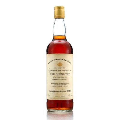 Glenlivet 1977 Mayor, Sworder and Co 15 Year Old