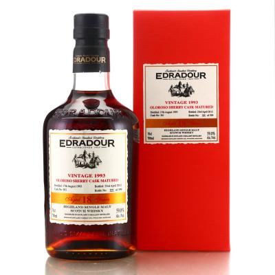 Edradour 1993 Single Oloroso Cask 18 Year Old #301