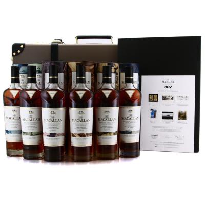 Image for Macallan James Bond 60th Anniversary Decade 1-6 / Globe Trotter with Prints