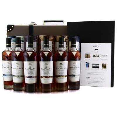 Macallan James Bond 60th Anniversary Decade 1-6 / Globe Trotter with Prints