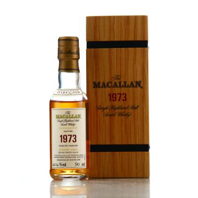 Macallan 1973 Fine and Rare 30 Year Old #6098 Miniature 