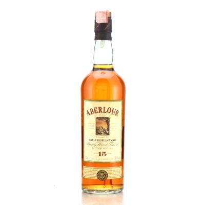 Aberlour 15 Year Old Sherry Wood Finish