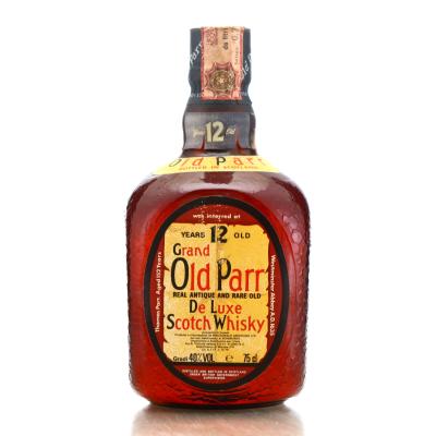 Grand Old Parr 12 Year Old 1980s