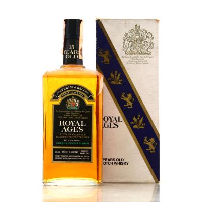 J&B Royal Ages 15 Year Old De Luxe 1970s / Dateo Import