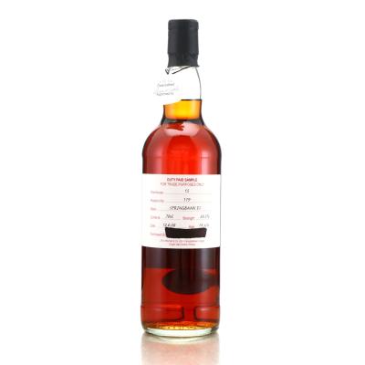 Springbank 2008 Duty Paid Sample 14 Year Old / Fresh Sherry