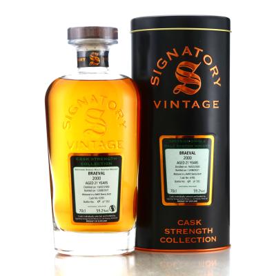 Braeval 2000 Signatory Vintage 21 Year Old Cask Strength