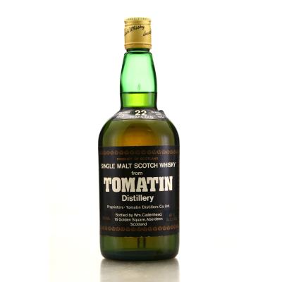 Tomatin 1962 Cadenhead's 22 Year Old