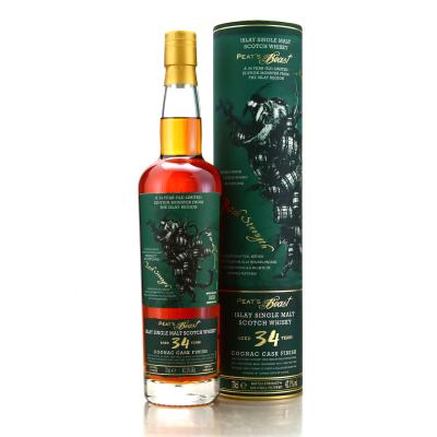 Peat's Beast 1985 Cognac Cask Finish 34 Year Old