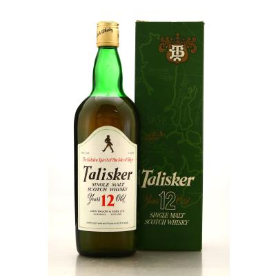 Talisker 12 Year Old John Walker and Sons 1 Litre 1980s