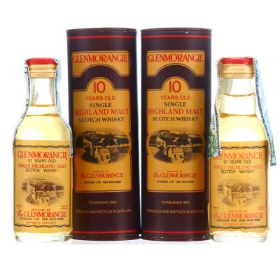 Glenmorangie 10 Year old Miniatures x 2