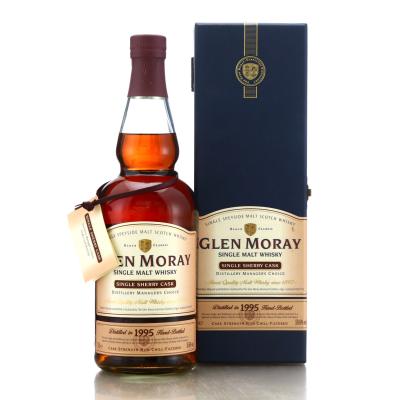 Glen Moray 1995 Single Sherry Cask #7249 / Manager's Choice - Signed