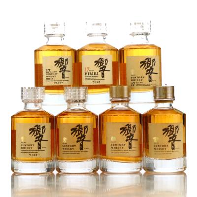 Suntory Hibiki Miniature x 7 / includes 17 Year Old