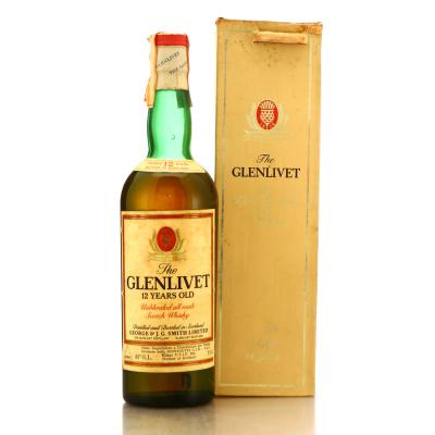 Glenlivet 12 Year Old 1970s / Giovinetti Import