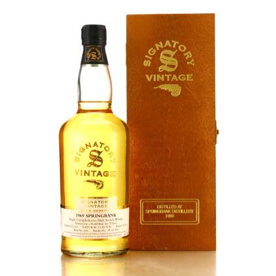 Springbank 1969 Signatory Vintage 34 Year Old Rare Reserve