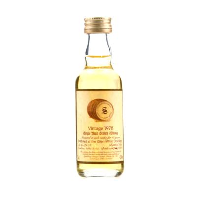 Glen Mhor 1978 Signatory Vintage 14 Year Old Miniature