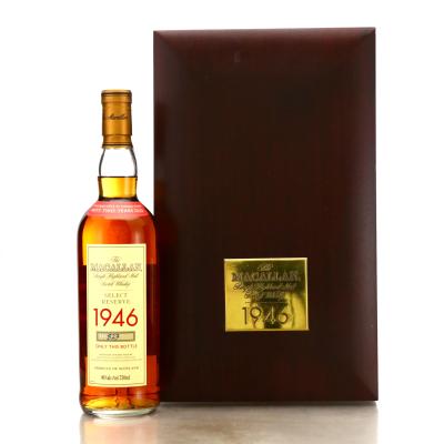 Macallan 1946 Select Reserve 52 Year Old 75cl / US Import