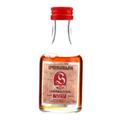 Springbank 25 Year Old Miniature 1990s