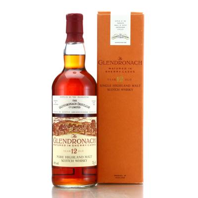 Glendronach 12 Year Old Sherry Casks 1980s