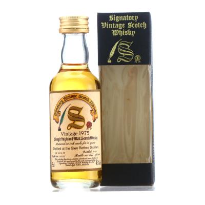 Glenrothes 1975 Signatory Vintage 16 Year Old Miniature