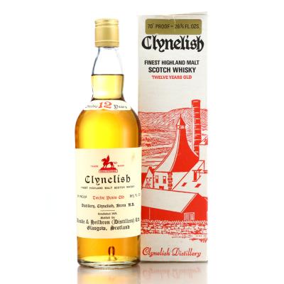 Clynelish 12 Year Old Ainslie and Heilbron 1970s