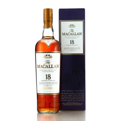 Macallan 18 Year Old 2017 Release 75cl / US Import