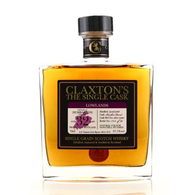 Dumbarton 1986 Claxton's 32 Year Old