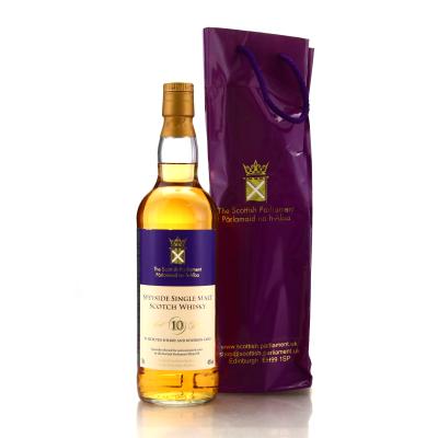 Speyside Single Malt 10 Year Old Gordon and MacPhail / Scottish Parliament