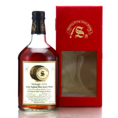 Glen Grant 1976 Signatory Vintage 26 Year Old Sherry Cask