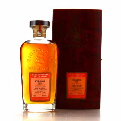 Springbank 1969 Signatory Vintage 40 Year Old Cask Strength / Bottle No.2 Springbank 1969 Signatory Vintage 40 Year Old Cask Strength / Bottle No.2