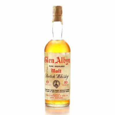 Glen Albyn 10 Year Old John McPherson 1971 Glen Albyn 10 Year Old John McPherson 1971