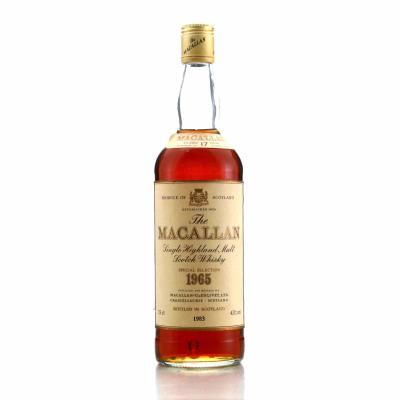 Macallan 1965 Special Selection 17 Year Old 