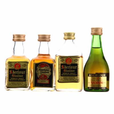 Aberlour Miniature 1970-80s x 4