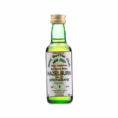 Hazelburn 8 Year Old Mini Bottle Club Miniature 2007 Hazelburn 8 Year Old Mini Bottle Club Miniature 2007
