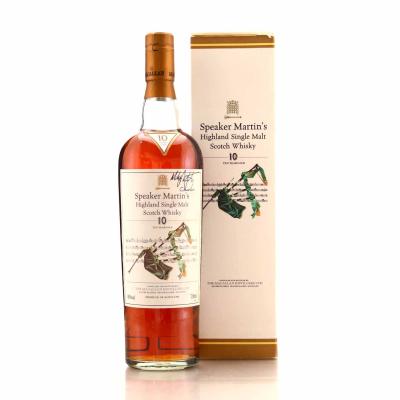 Macallan 10 Year Old Speaker Martin's early 2000s / Signed Macallan 10 Year Old Speaker Martin's early 2000s / Signed
