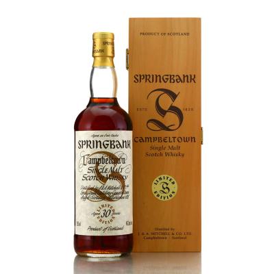 Springbank 30 Year Old Millennium Limited Edition 75cl / US Import
