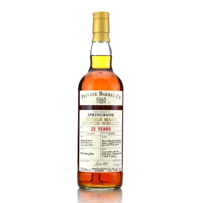 Image for Springbank 23 Year Old Private Barrel Co. 75cl / SA Import